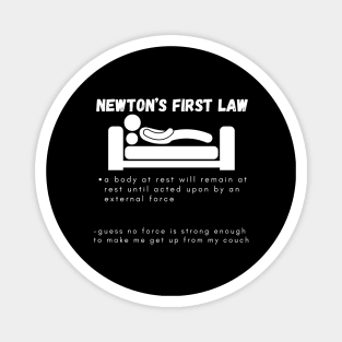 Newton’s First Law Magnet